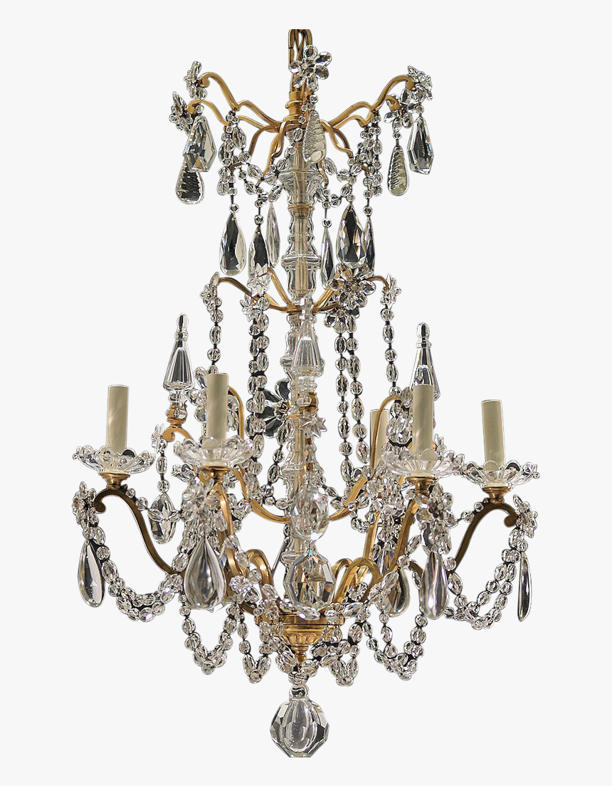 Hollywood Regency Chandelier With Large Glass Balls, HD Png Download