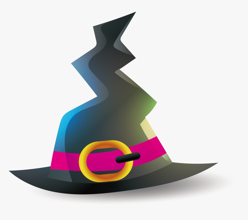 Black Witch Hat Png Download - Illustration, Transparent Png
