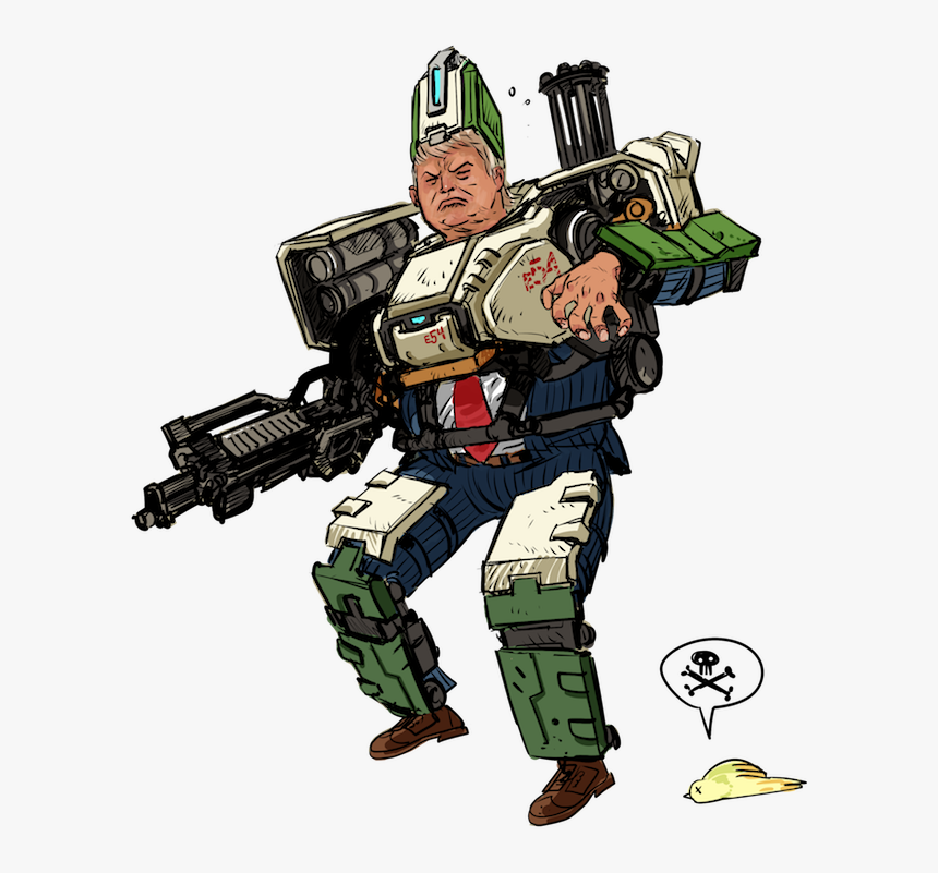 Donald Trump Mains Hanzo, HD Png Download