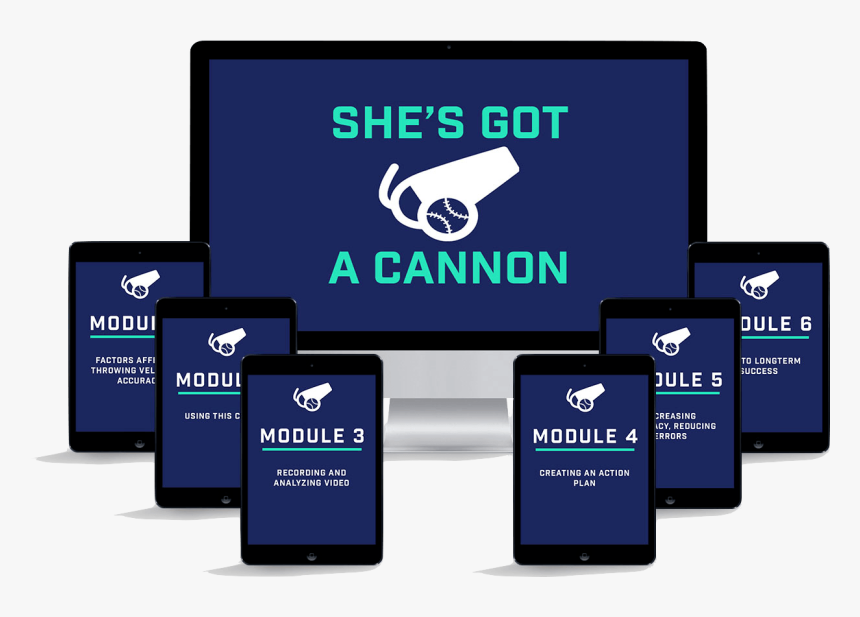 She S Got A Cannon Throwing Softball - Graphic Design, HD Png Download