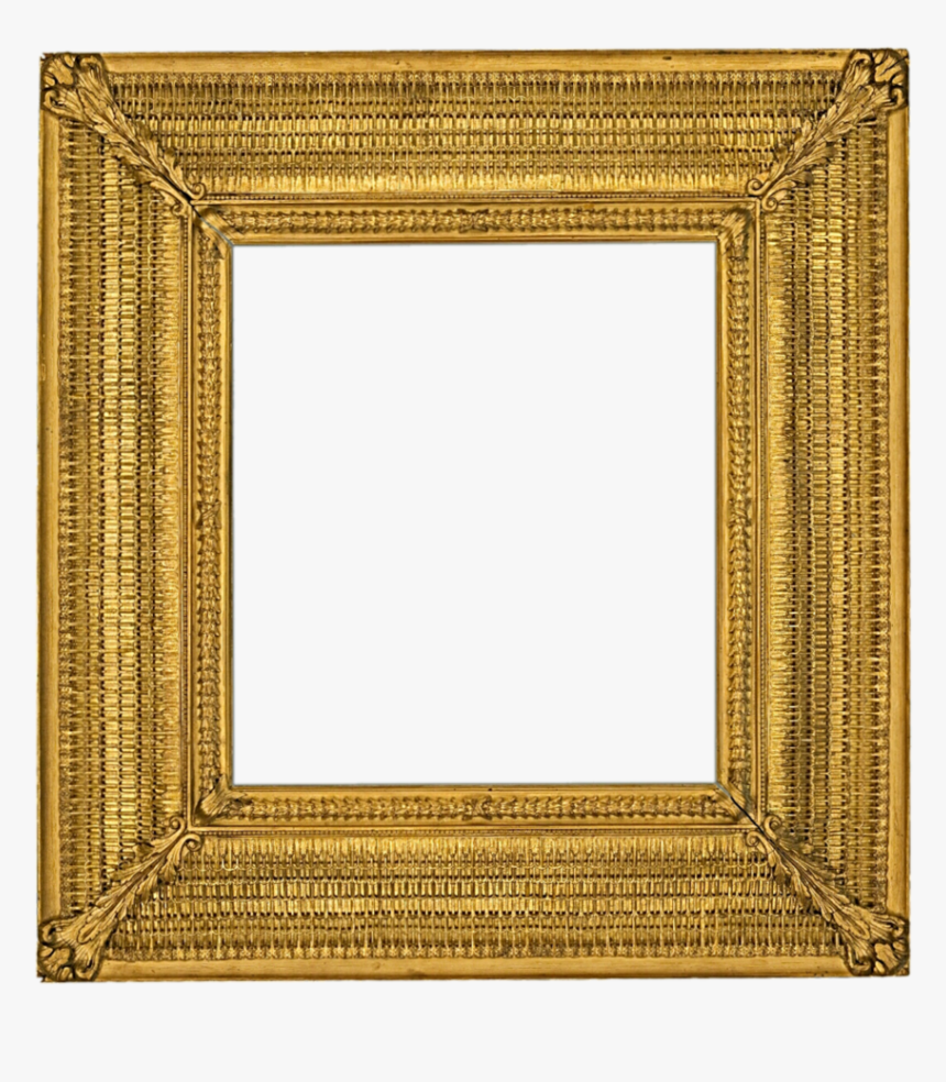 Antique Bamboo And Wicker Frame By Jeanicebartzen27 - Picture Frame, HD Png Download