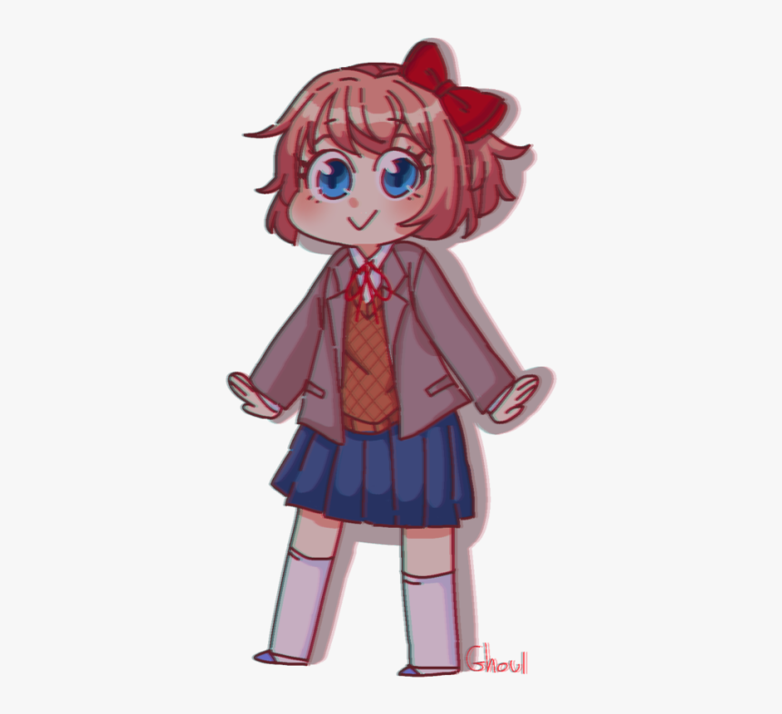 Sayori Png - Doki Doki Literature Club!, Transparent Png