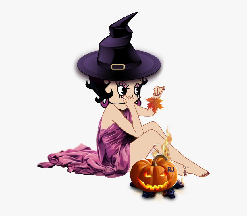 Cartoon Witch Hat - Tube Femmes Halloween Png, Transparent Png
