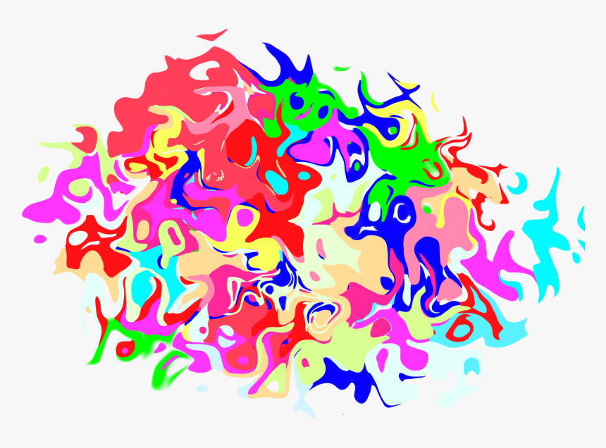 Svg Stain Free - Taches Multicolores Png, Transparent Png