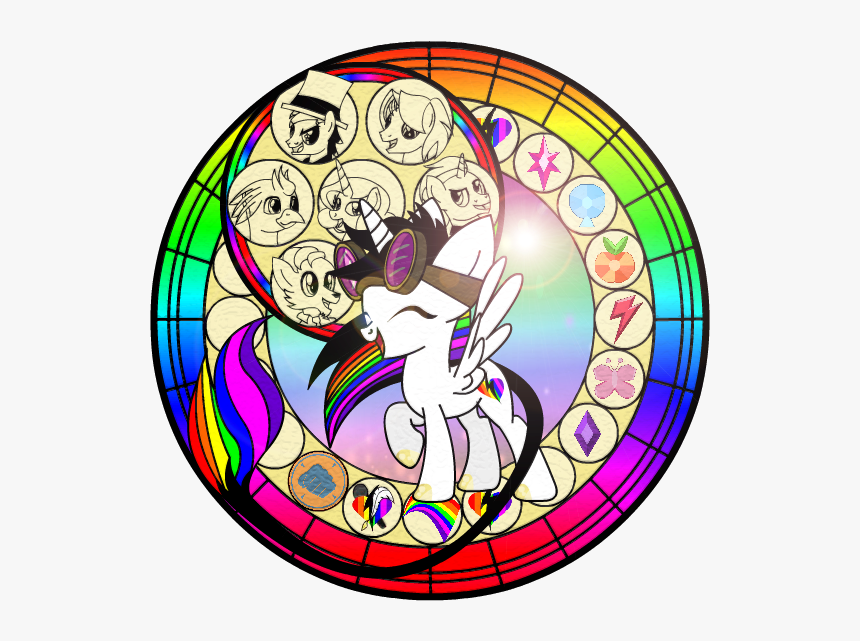Stain Glass Lightning Bliss By Lightning-bliss - Circle, HD Png Download