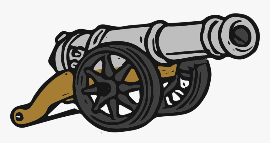Fire, Old, Gun - Cannon, HD Png Download