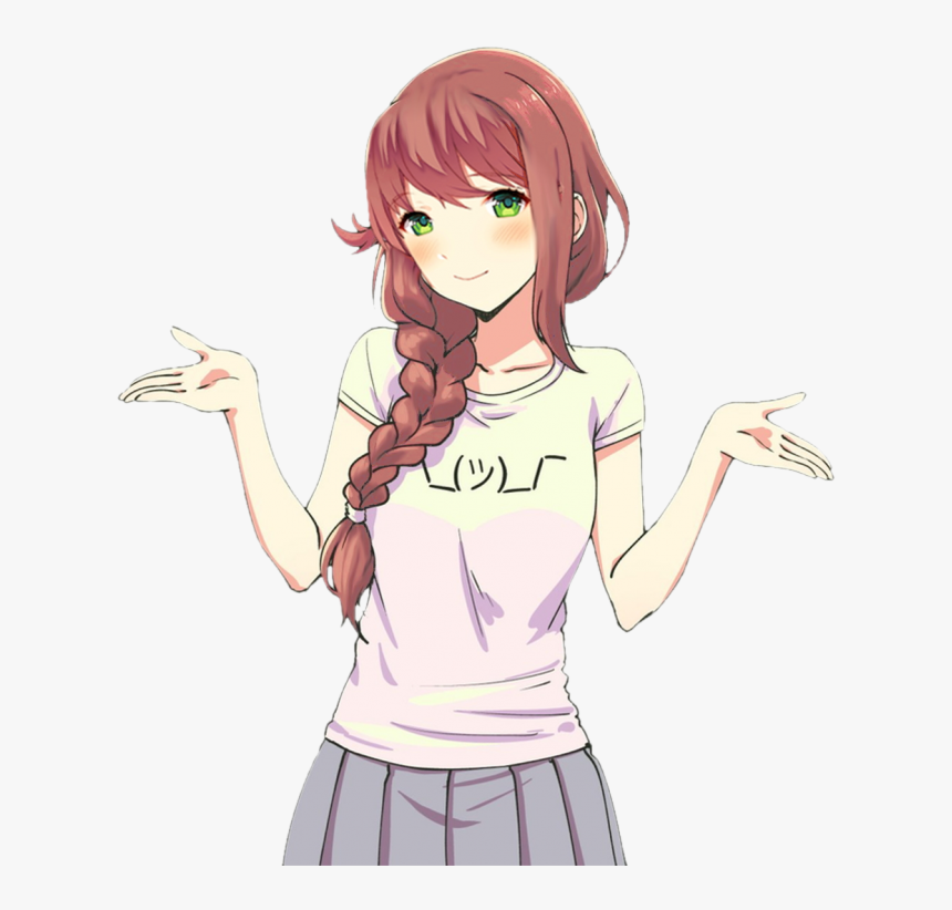##ddlc #doki-doki Luterature Club ##monikassshit #sayori - Monika Ddlc, HD Png Download