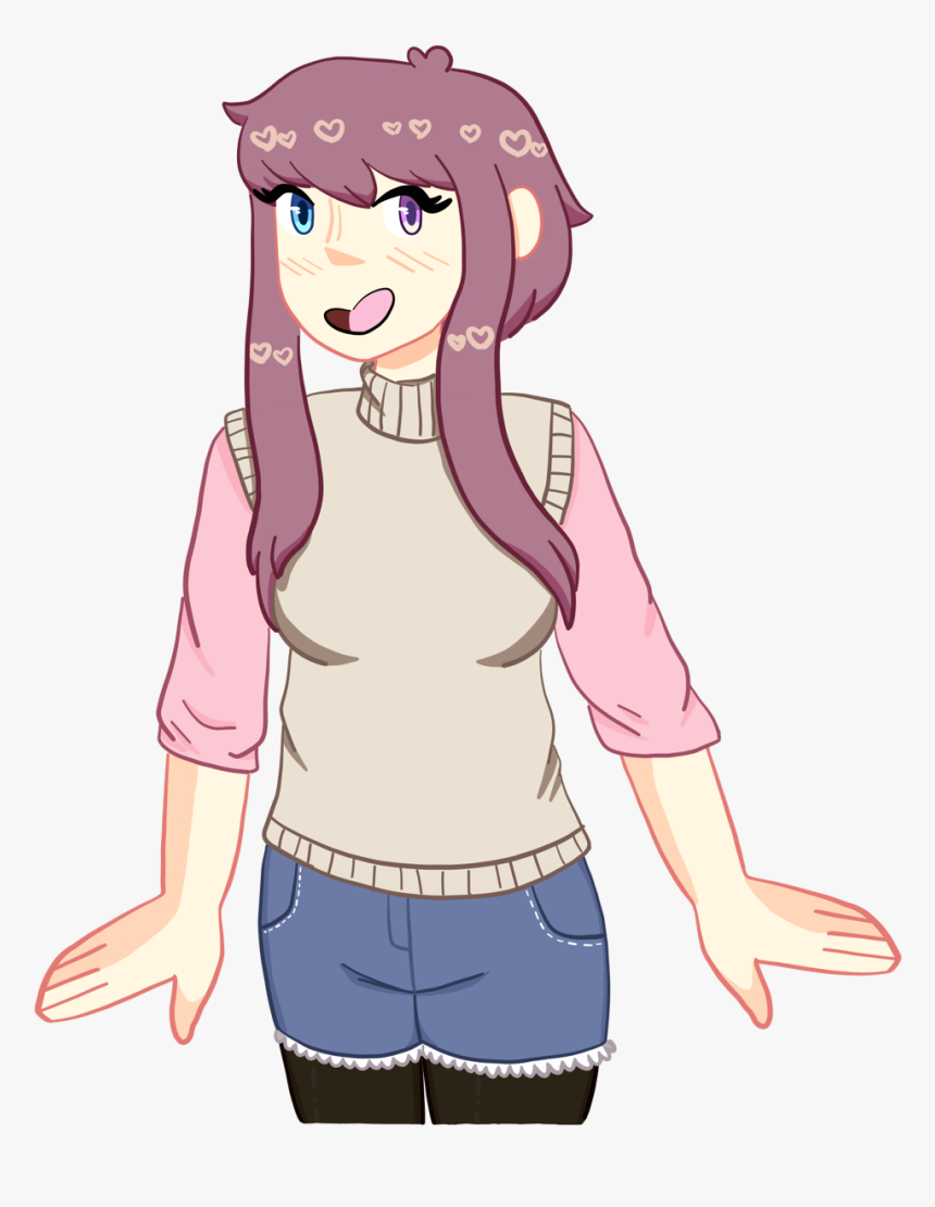 I Did Ddlc Fusions The First One Is Sayori Yuri, And - Ddlc Natsuki And Yuri Fusion, HD Png Download