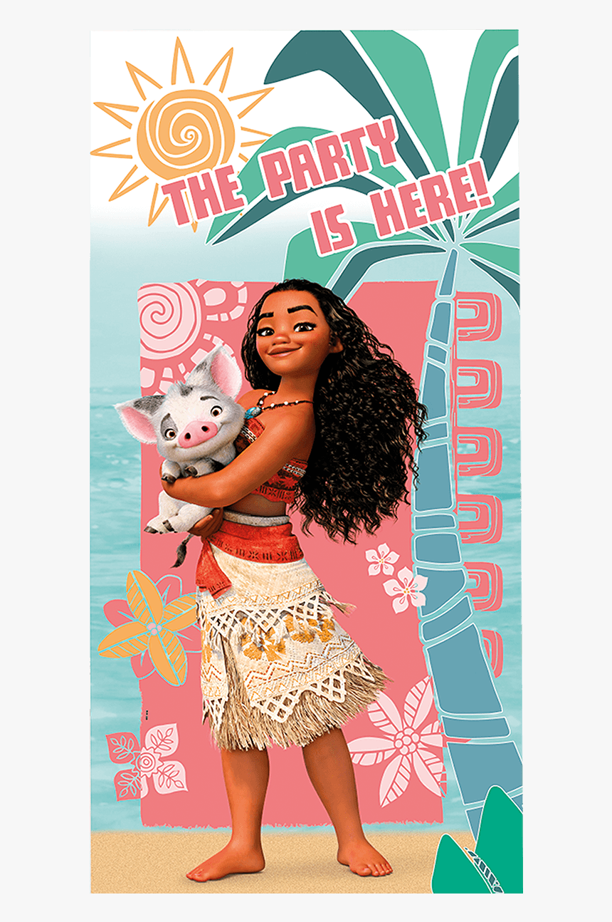 Moana Party Door Banner - Party Is Here Vaiana, HD Png Download