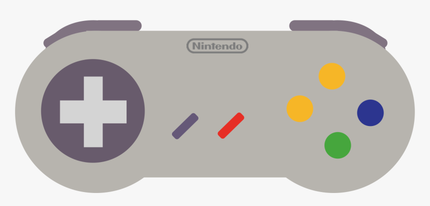 Snes Controllers Recolored To - Snes Bmp, HD Png Download