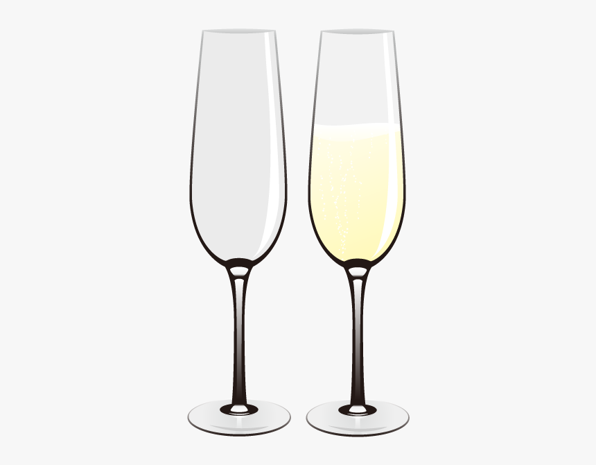 Champagne Glass Wine Glass - Wine Glass, HD Png Download