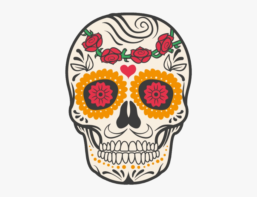 Mexican Skull Png, Transparent Png