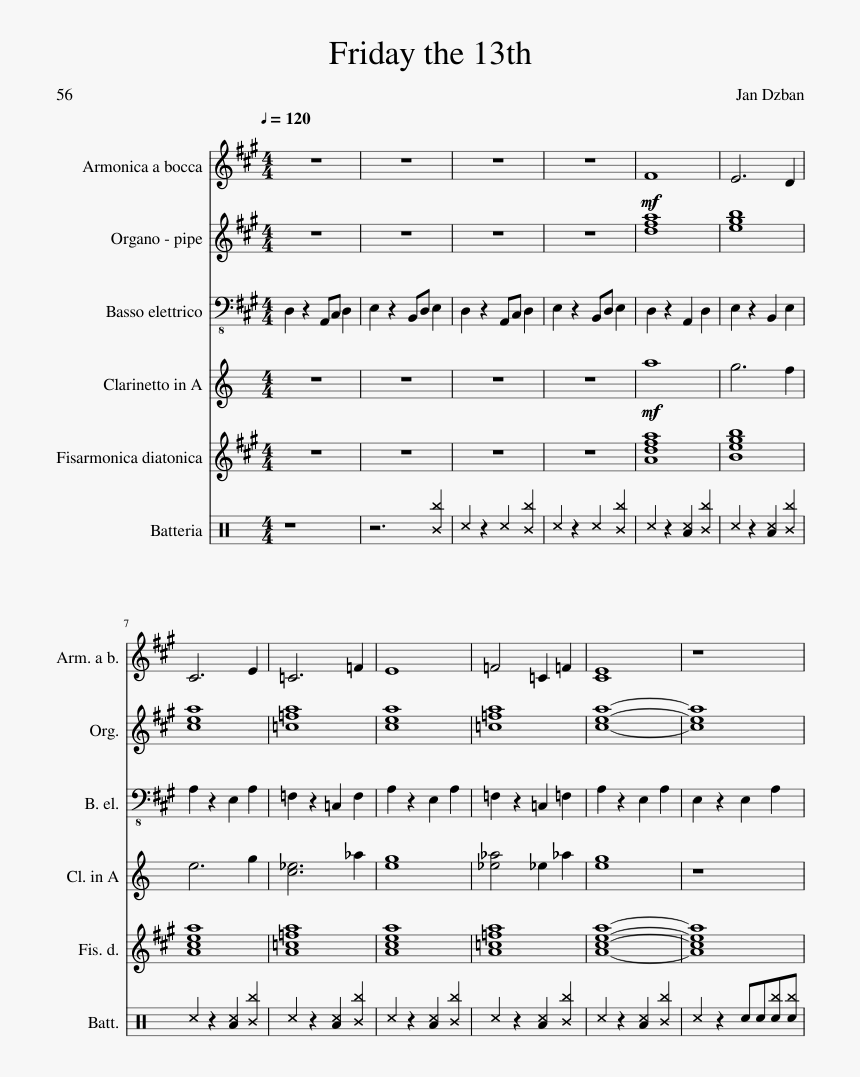 Hall Of The Mountain King Alto Sax Sheet Music, HD Png Download
