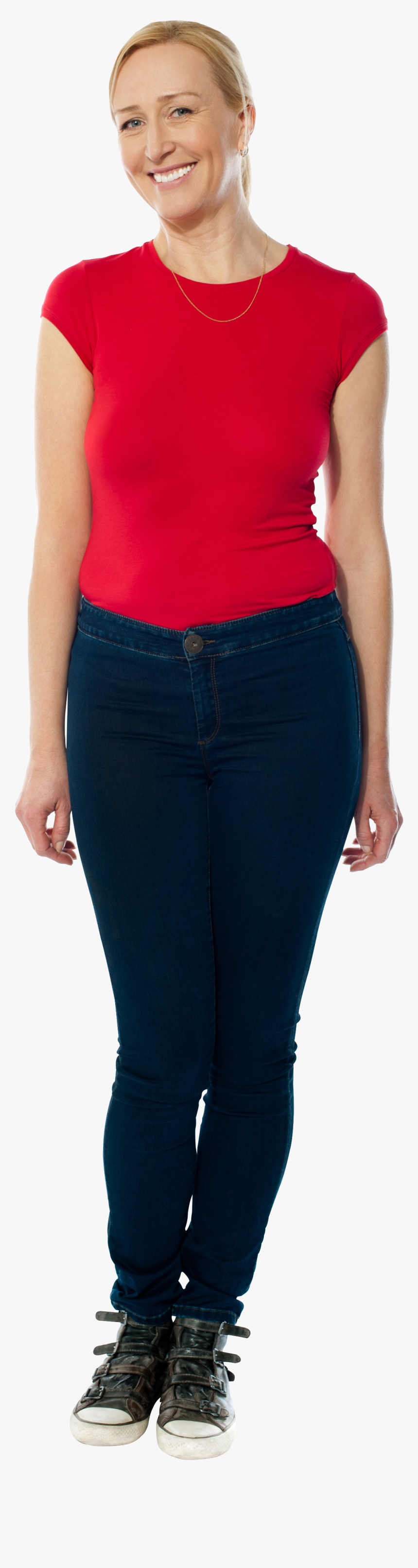 Standing Women Png Image - Girl Standing Transparent, Png Download