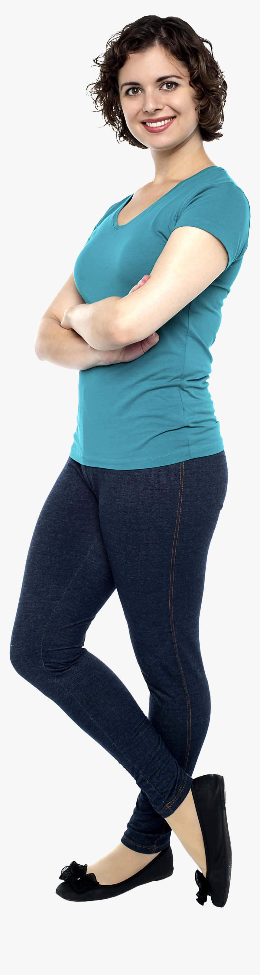 Standing Women Png Image - Transparent Background Woman Standing Png, Png Download