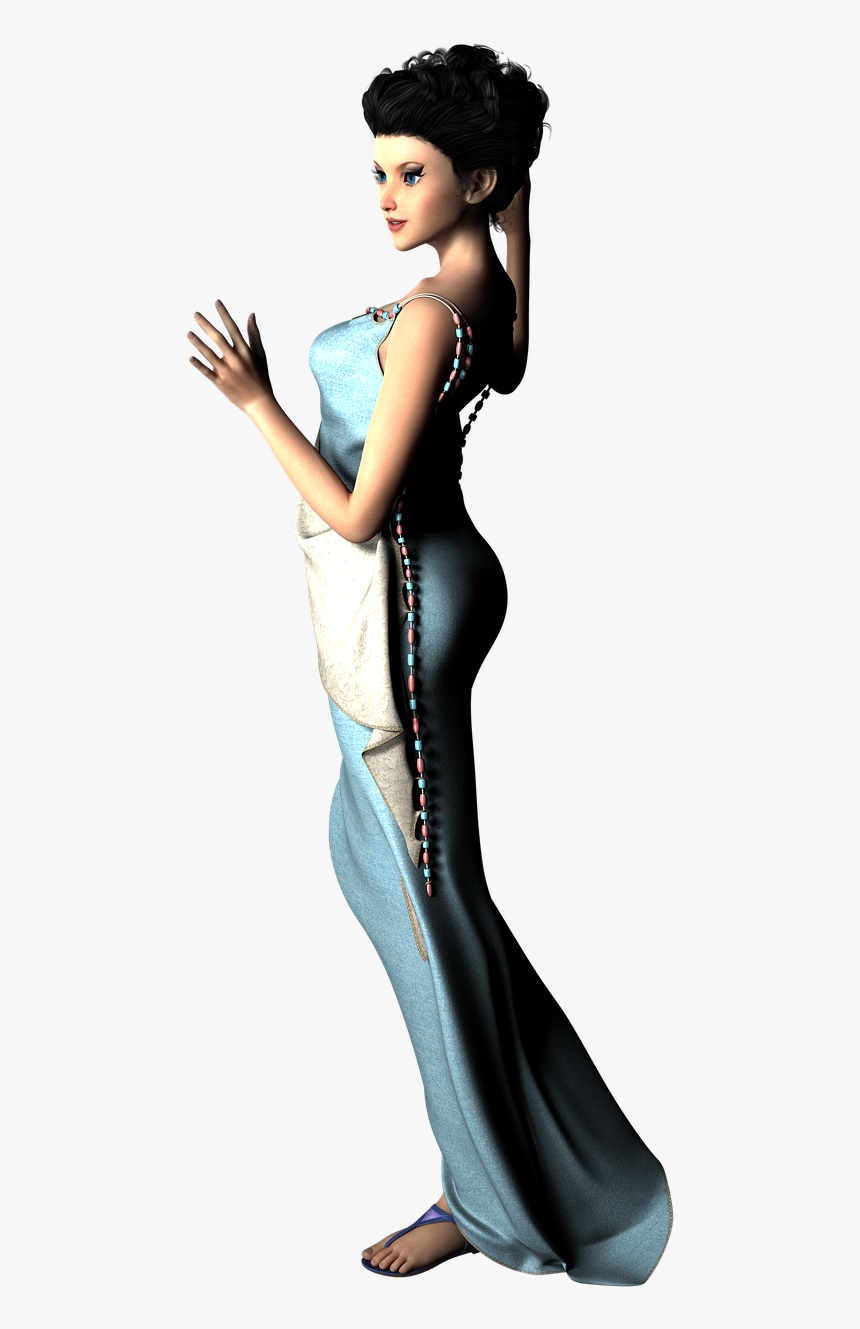 Woman, Standing, Model, 3d, Render, Woman Standing - Photo Shoot, HD Png Download