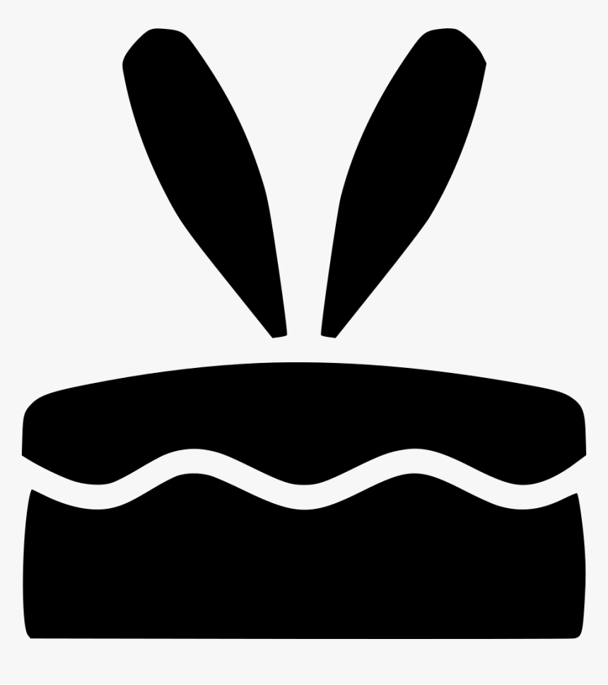 Cake Bunny Ears Rabbit Dessert - Illustration, HD Png Download