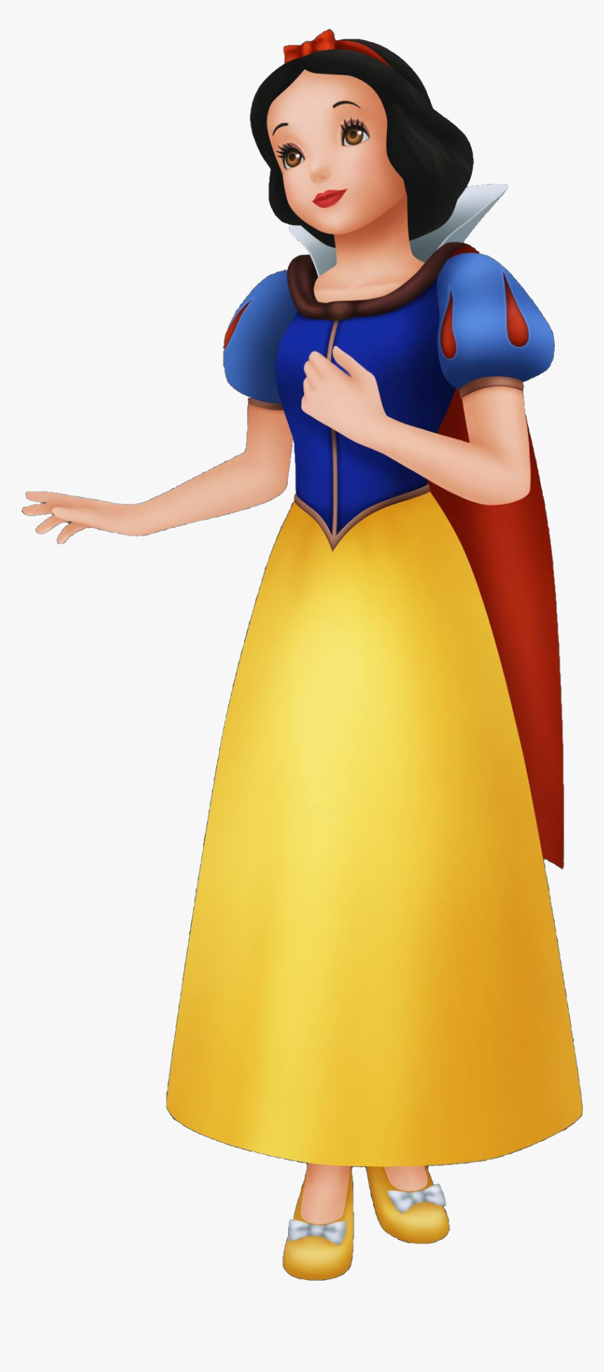 Woman Standing Png - Snow White Kingdom Hearts, Transparent Png