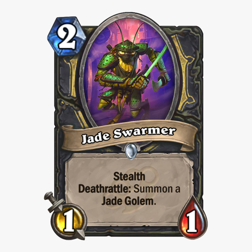 Jade Swarmer Hearthstone, HD Png Download