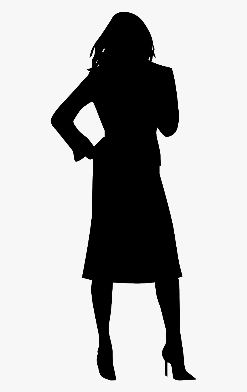 Woman Black Clipart, HD Png Download
