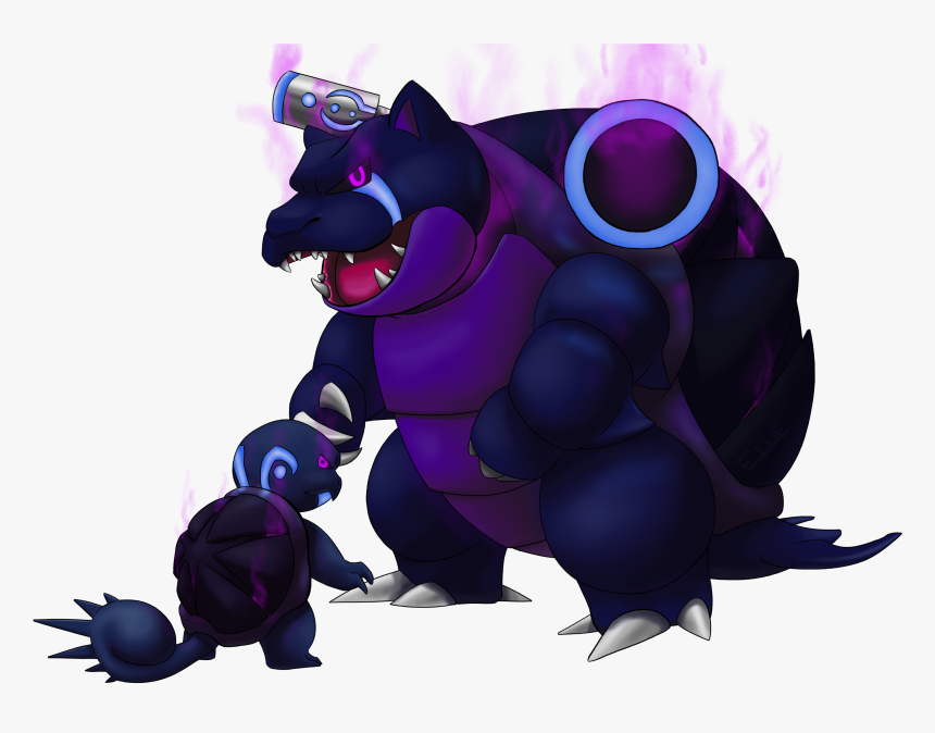 Shadow Wartortle, HD Png Download