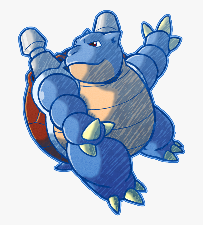 Blastoise - Cartoon, HD Png Download