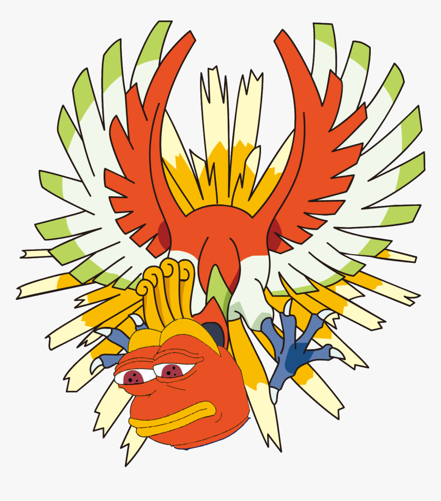 Fearow And Ho Oh, HD Png Download