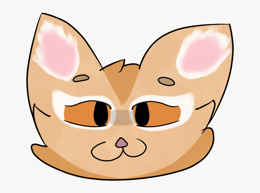 Transparent Cat Ears Png - Cartoon, Png Download
