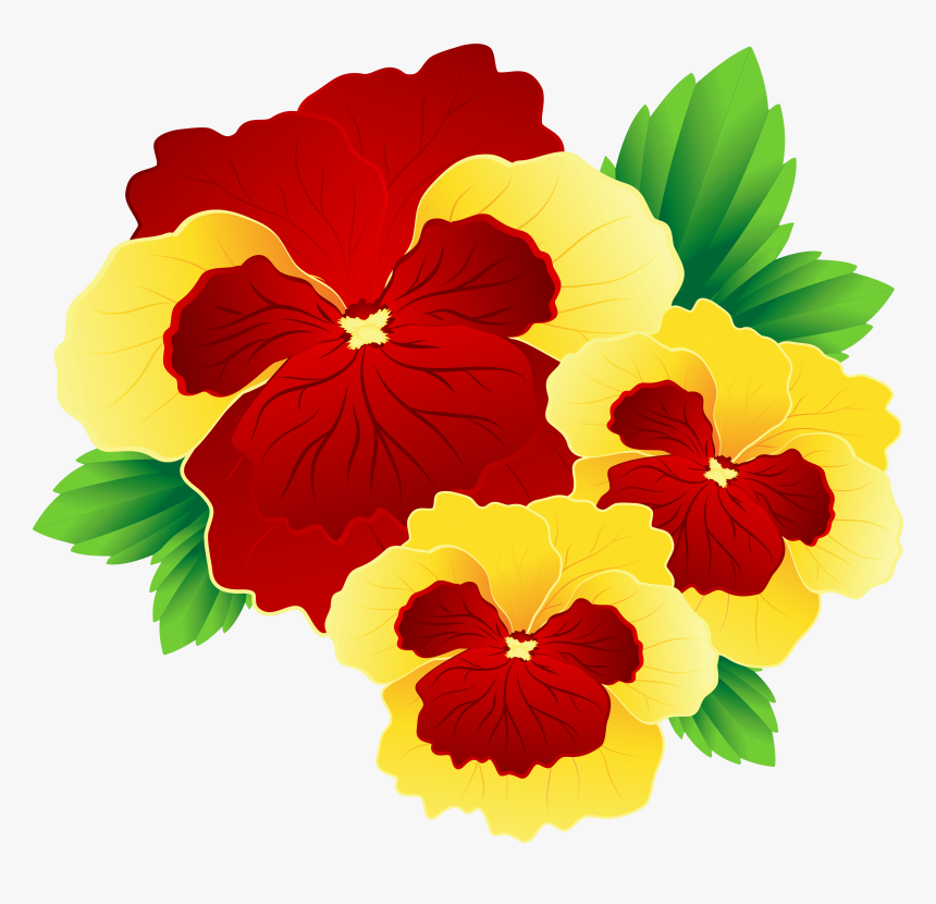 Red And Yellow Flowers Png , Png Download - Red And Yellow Flowers Png, Transparent Png