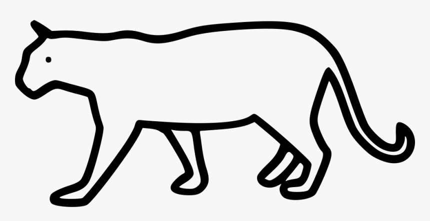 Tiger Icon Png - Tiger Black And White Icon Png, Transparent Png