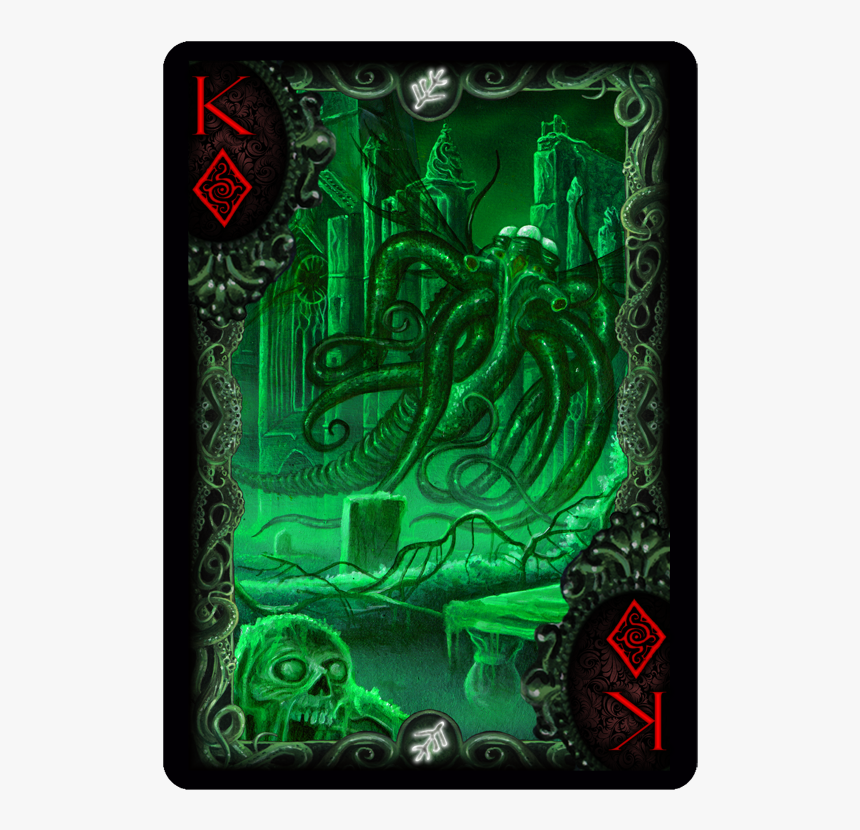 Cthulhu Bicycle Cards, HD Png Download