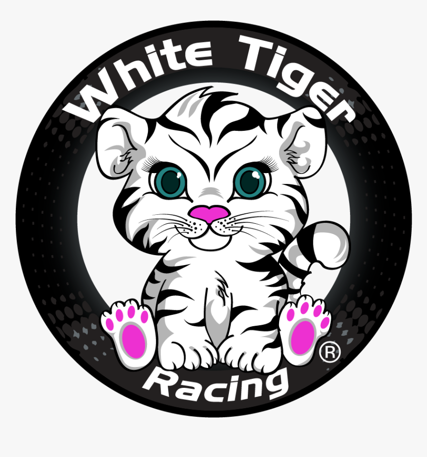 White Tiger Racing - Cartoon, HD Png Download