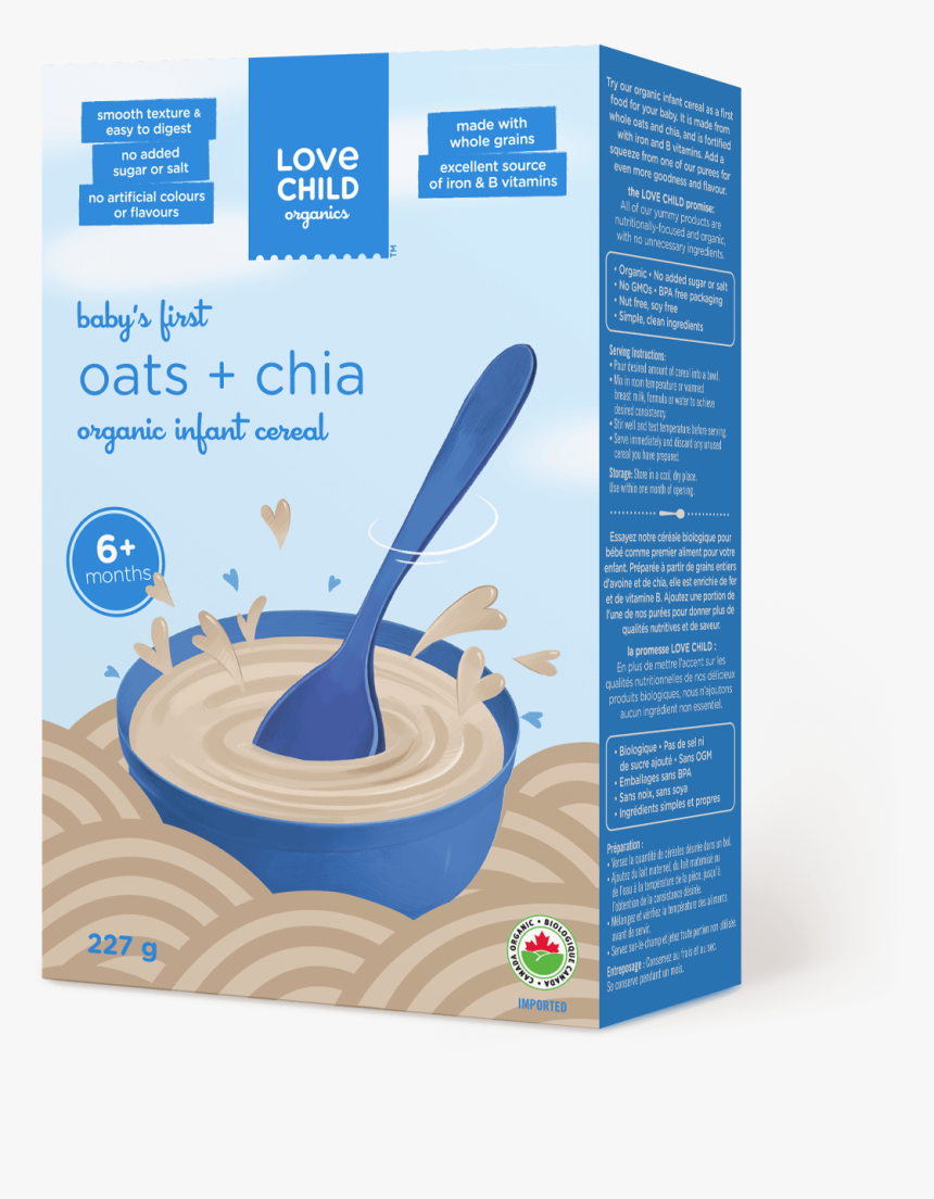 Oats Chia - Oat And Chia Baby Cereal, HD Png Download