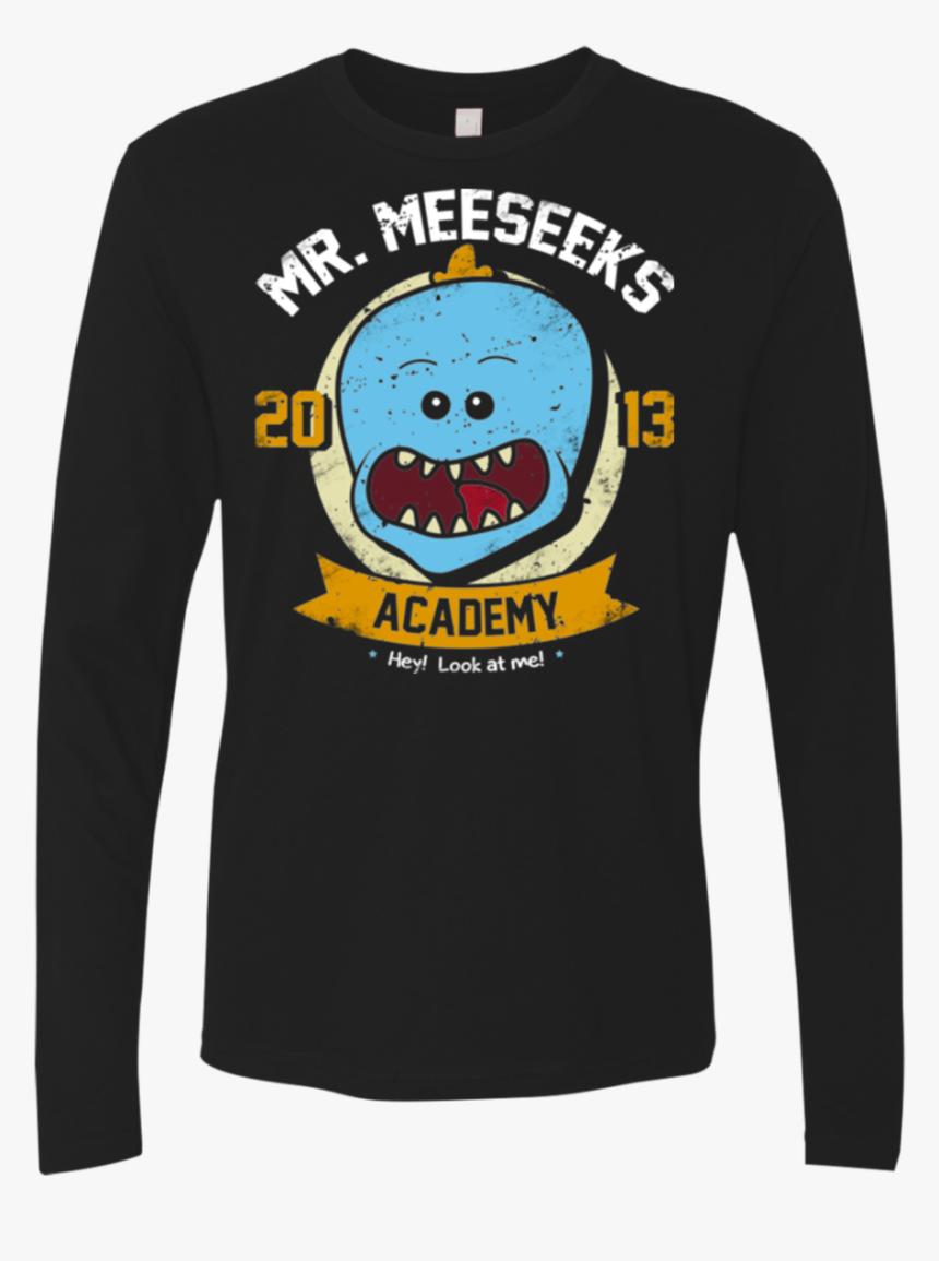 Meeseeks Academy Men S Premium Long Sleeve - Long-sleeved T-shirt, HD Png Download