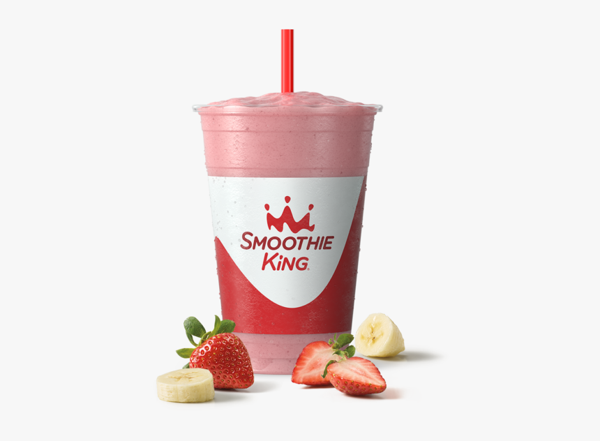 Sk Fitness Hulk Strawberry With Ingredients - Smoothie King Smoothie, HD Png Download