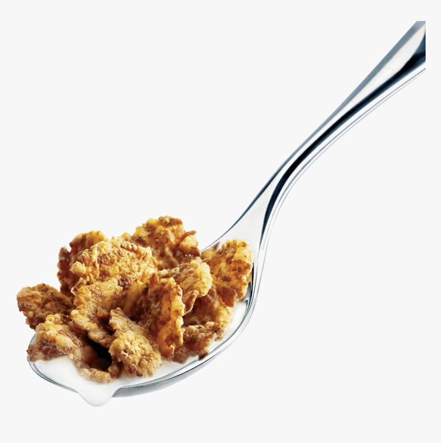 Spoon With Cereal Png, Transparent Png