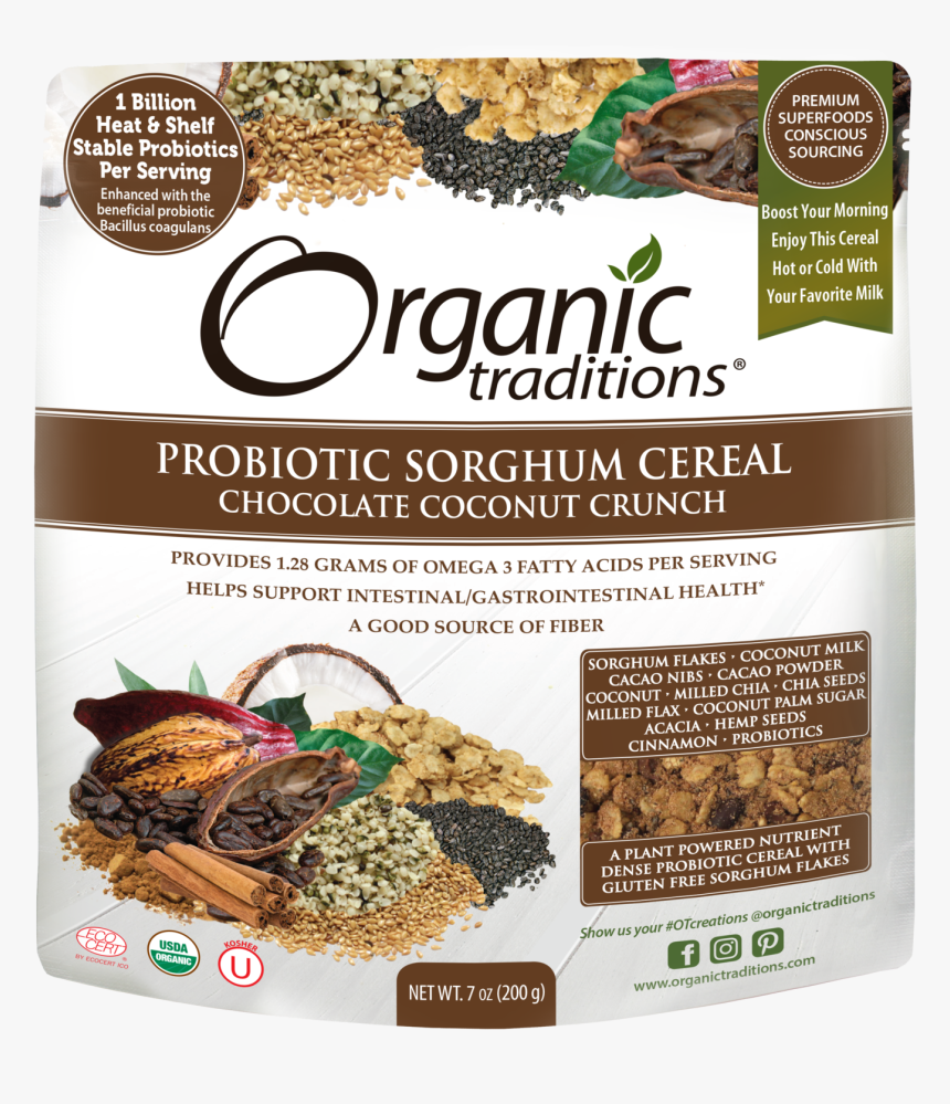 Organic Traditions Chocolate Latte, HD Png Download