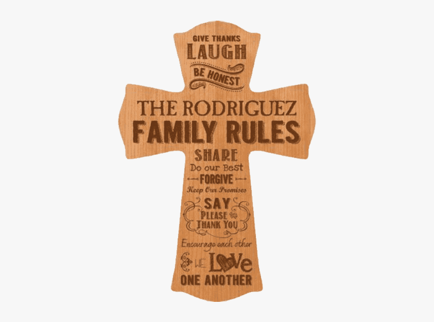 Laser Engraved Wooden Cross - Cross, HD Png Download