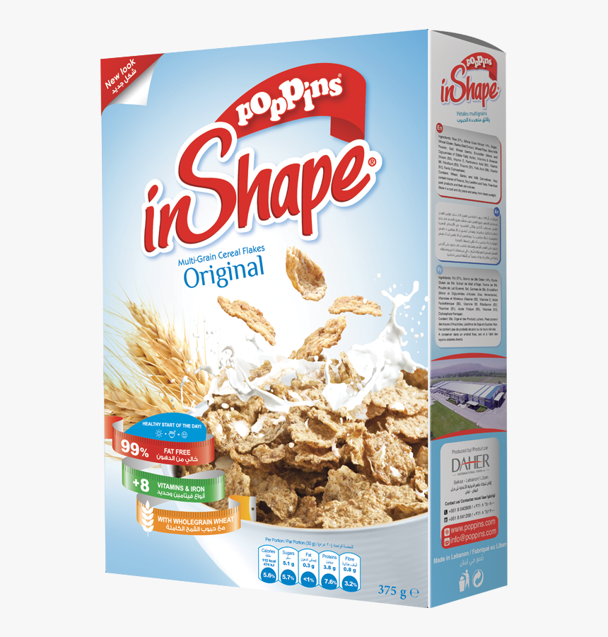Poppins Corn Flakes In Shape, HD Png Download