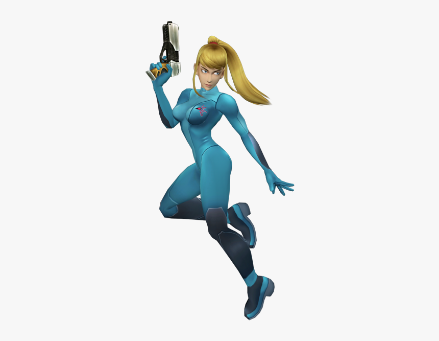 Zero Suit Samus Png - Cartoon, Transparent Png