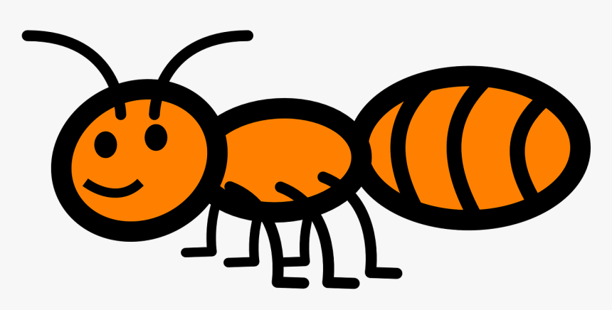 Ant Black And White, HD Png Download