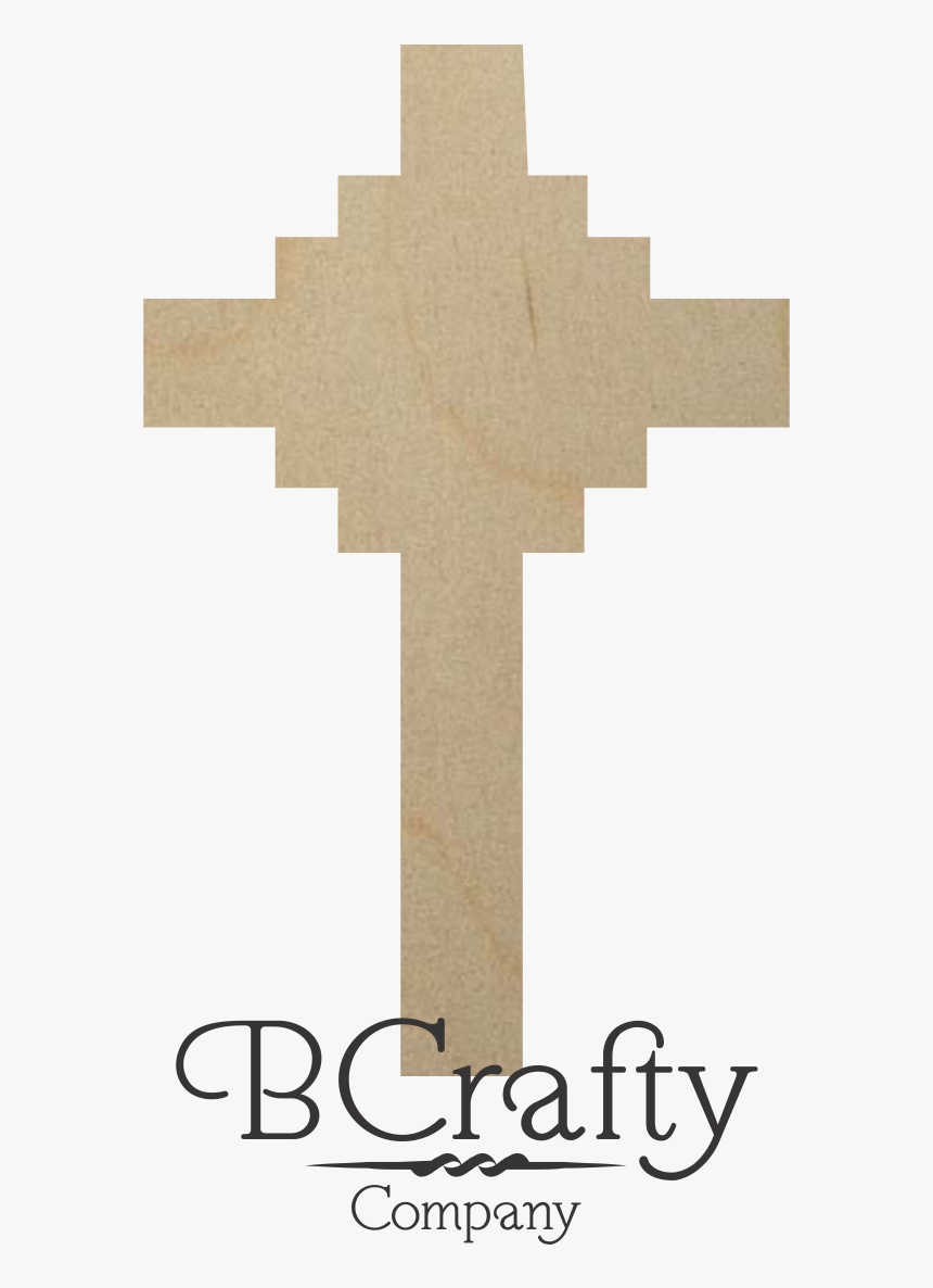 Unfinished Wooden Cross Cutouts - Crucifixo De São Bento Colar, HD Png Download