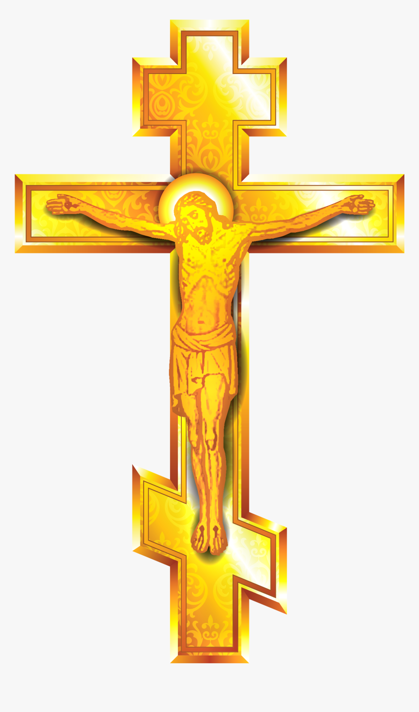 Gold Cross Png Clipart - Gold Cross Png, Transparent Png