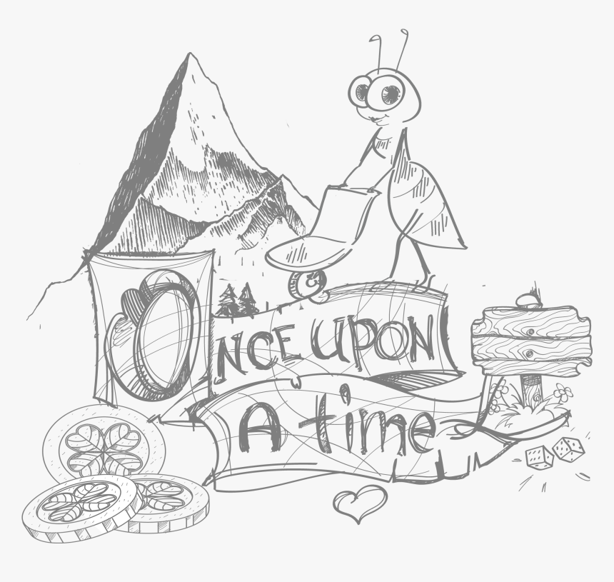 Fairytale Clipart Black And White, HD Png Download