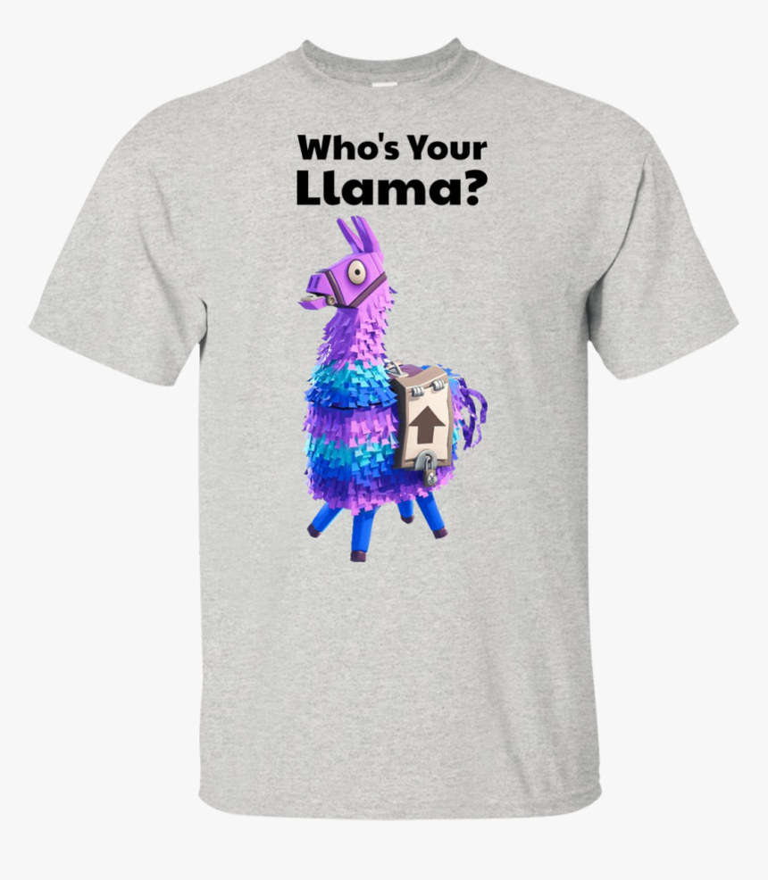 Who’s Your Llama Fortnite Youth T-shirt - Fortnite Loot Llama Png, Transparent Png