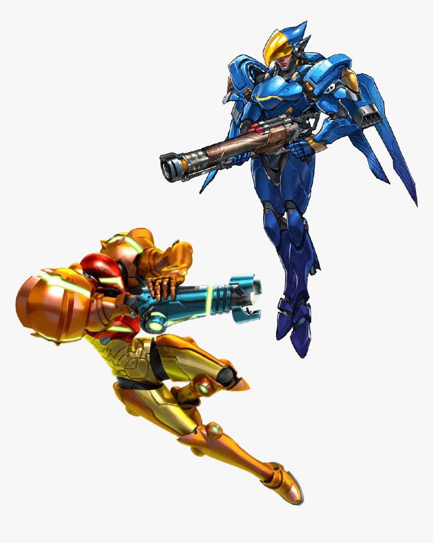 Pharah X Samus - Pharah Png Transparent, Png Download