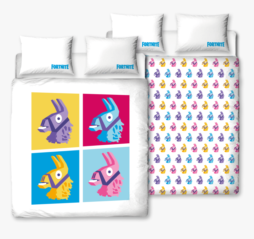 Fortnite Llama Double Duvet Reversible Duvet Duvet - Fortnite Llama Bedding, HD Png Download