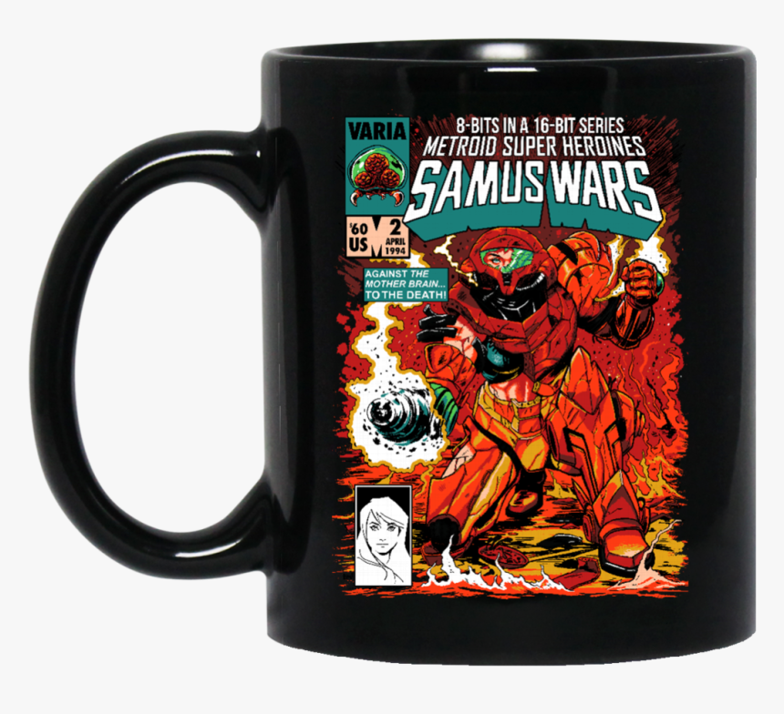 Samus Aran Mug Samus Wars Coffee Mug Tea Mug - Metroid Shirts, HD Png Download