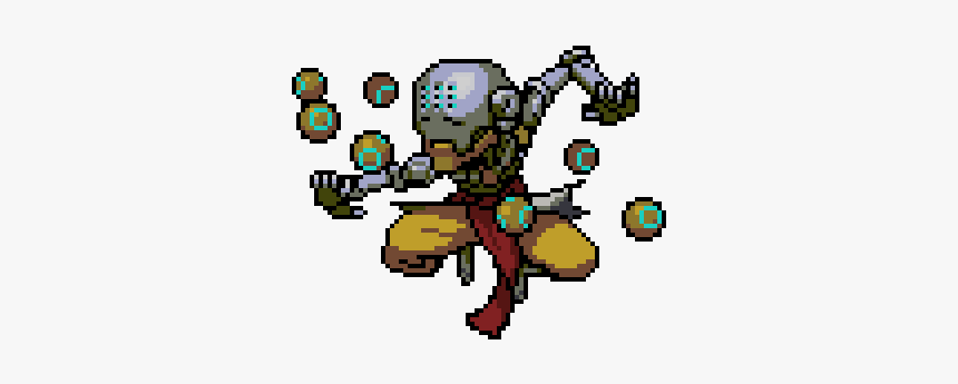 Overwatch Zenyatta Pixel Spray, HD Png Download