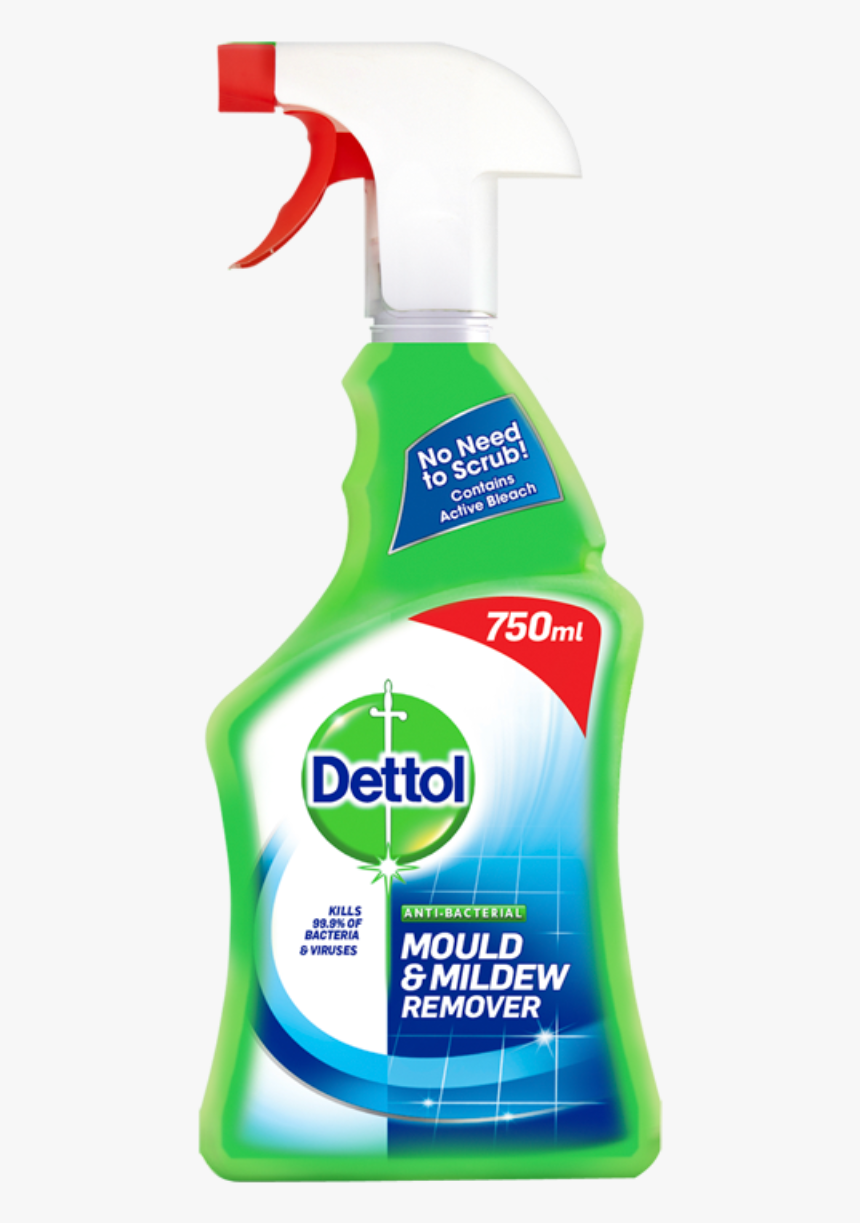 Dettol Mould & Mildew Remover - Dettol Mould And Mildew Remover, HD Png Download